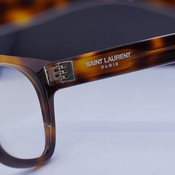 Saint Laurent SL722 006 Square Eyeglasses 51mm – Havana - Picture 7 of 11